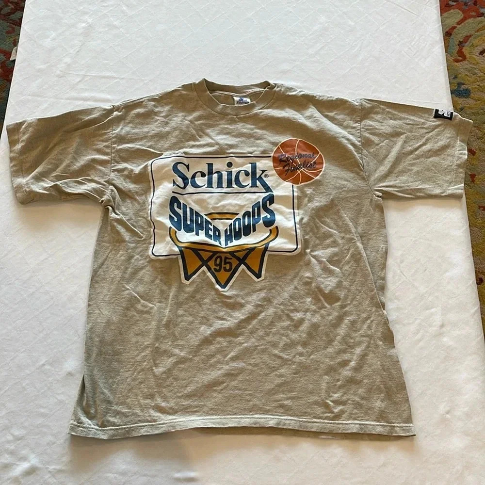 Vintage Starter NBA‎ 1995 Schick tee shirt large EUC